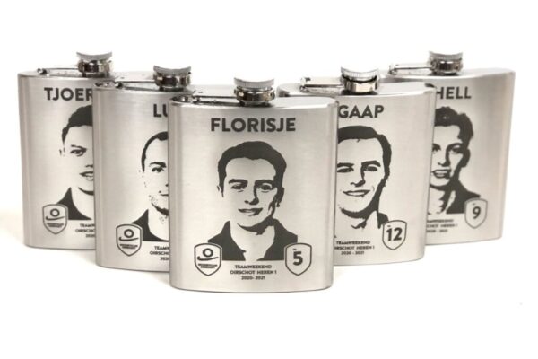 Heupfles RVS 200ml