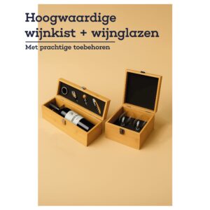 Relatiegeschenk wijnpakketje deluxe