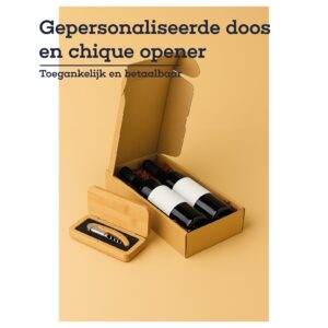 Relatiegeschenk wijnpakketje groot